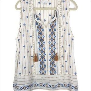 J.Jill Women's
embroidered medallions,folkloric